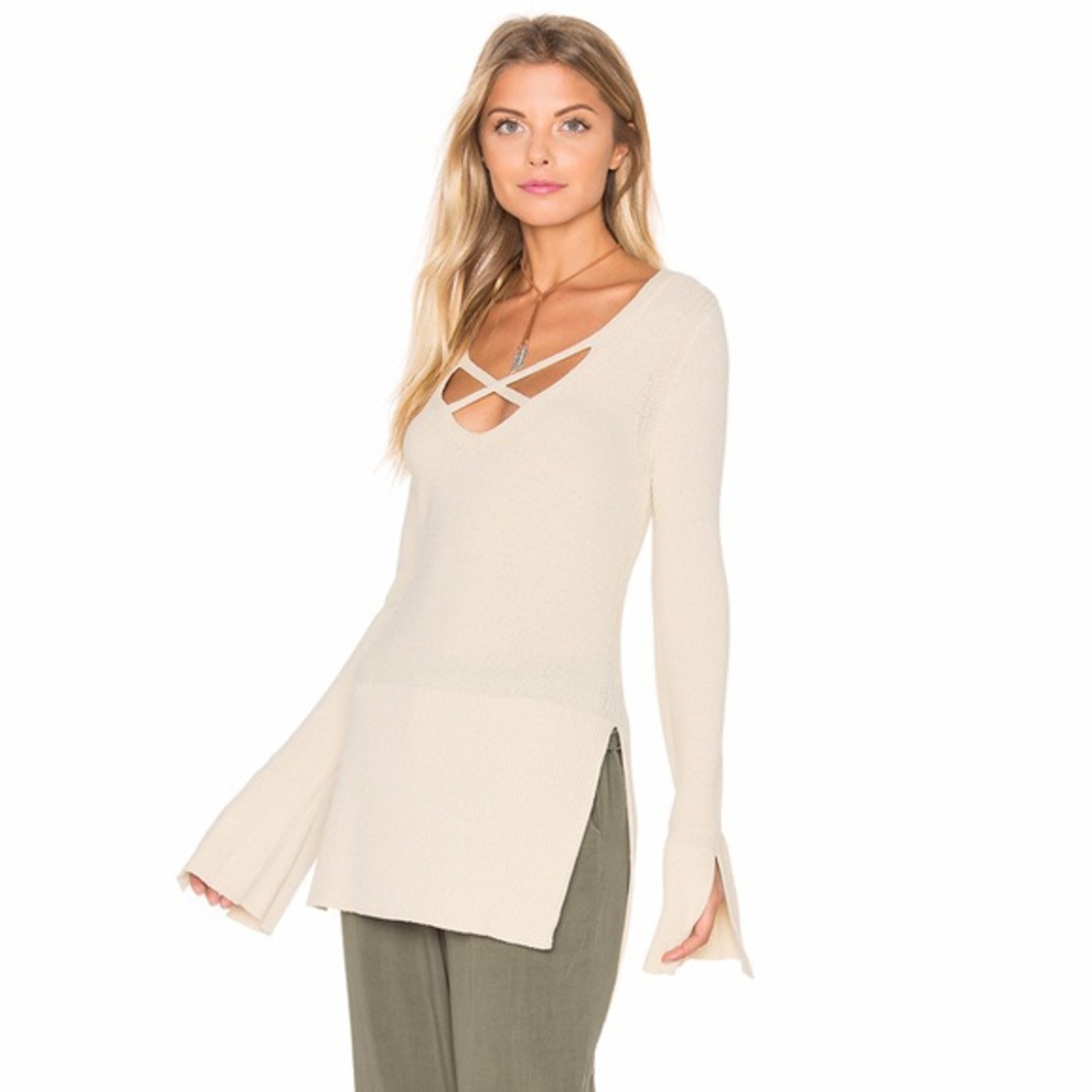 Free People Criss Cross Sweater — WORN ONCE